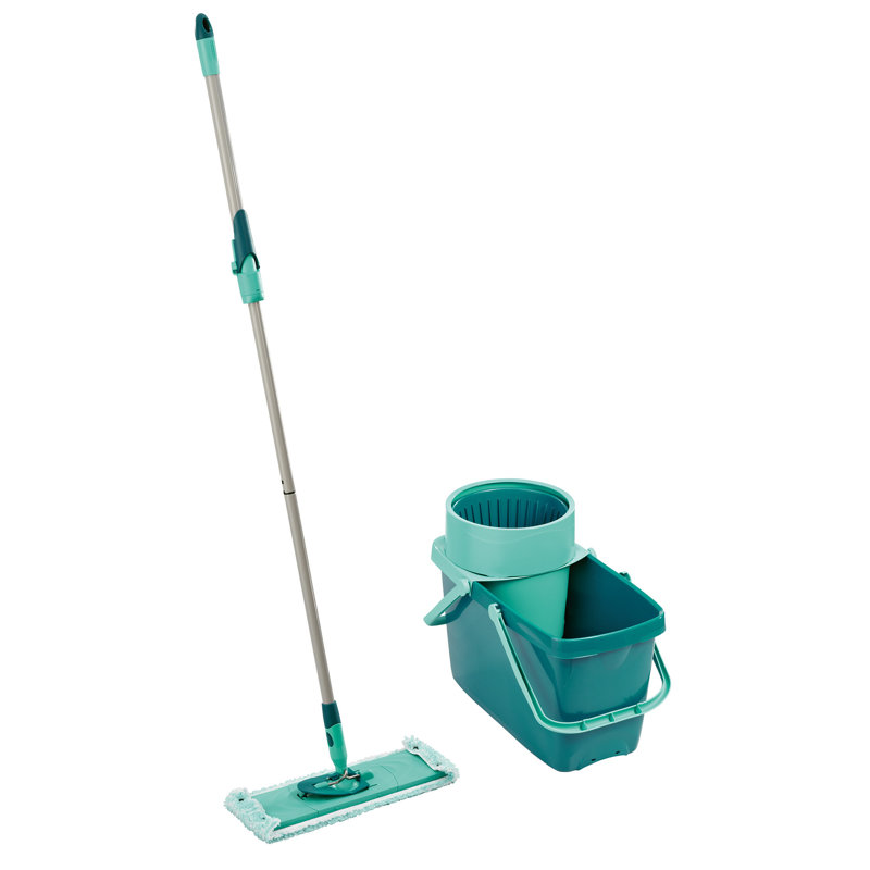 LEIFHEIT Clean Twist XL Rectangular Mop/Sweeper Set with Mop and Spin